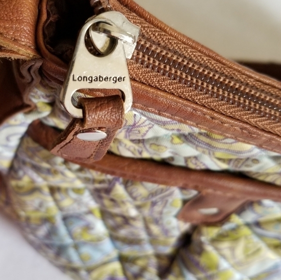 Longaberger Homestead Quilted Shoulder Handbag - Picture 7 of 7